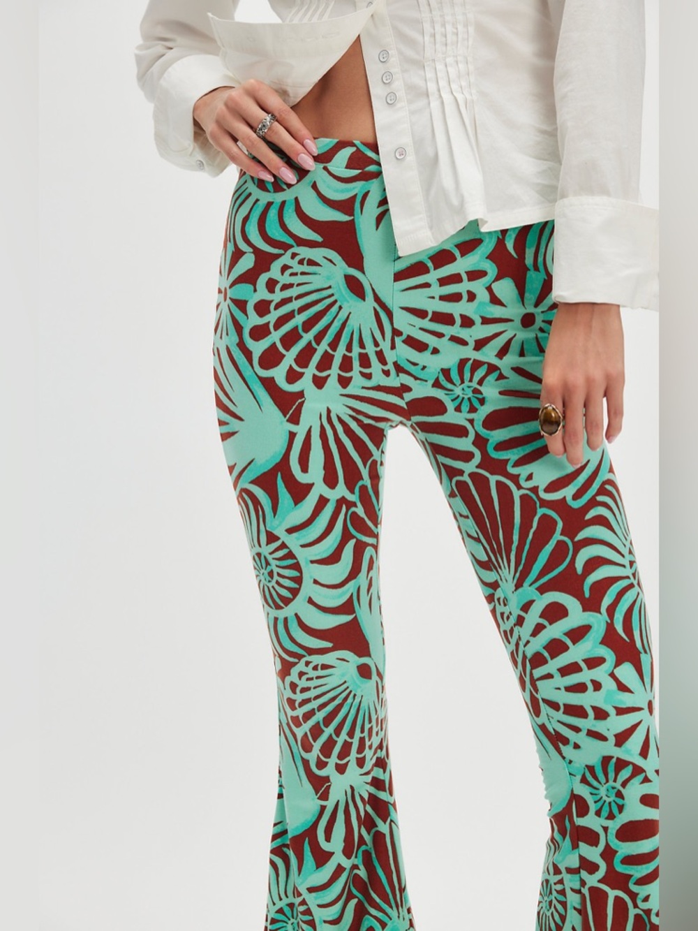 Free People Wildflower Flare Pants